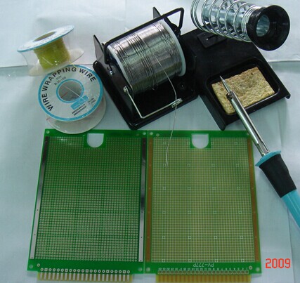 萬用板、OK線與焊槍