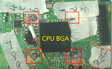 BGA錫裂，使用應(yīng)變片(Strain Gauge)量測(cè)電路板到底哪個(gè)環(huán)節(jié)產(chǎn)生較大變形量