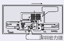 圖2：升壓電路的PCB設(shè)計示例。