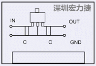 圖3：降壓電路的PCB設(shè)計示例。
