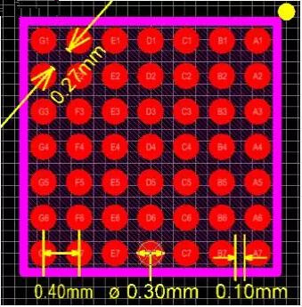 這一類BGA模塊設(shè)計(jì)已經(jīng)是刷新底線，屬于最小加工能力范疇。